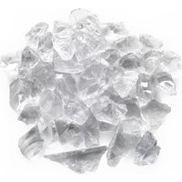 Noble Flame Glutbett: intensive clear / Kristall für Ellason und Campo [dekoratives crushed glass]: Ellason 740 / 1040 von Noble Flame