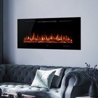 Noble Flame Paris schwarz 1530 [Elektrokamin Wandeinbau/wandhängend] von Noble Flame