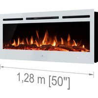 Noble Flame Paris weiß 1280 [B-Ware, Elektrokamin Wandeinbau/wandhängend] von Noble Flame