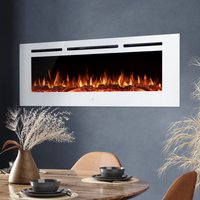 Noble Flame Paris weiß 1400 [Elektrokamin Wandeinbau/wandhängend] von Noble Flame