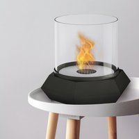 Noble Flame Sari [minimalistischer Ethanol-Tischkamin]: Schwarz von Noble Flame