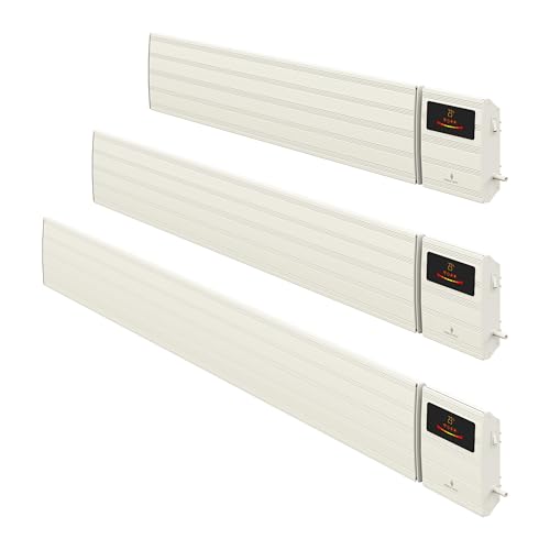 Noble Heat Panther Heizstrahler – 2600W 230V Dunkelstrahler Timer LED-Display Thermostat Fernbedienung – innen außen - weiß Noble Heat Panther Heizstrahler – 2600W 230V Dunkelstrahler Timer LED-Display Thermostat Fernbedienung – innen außen - weiß von Noble Heat