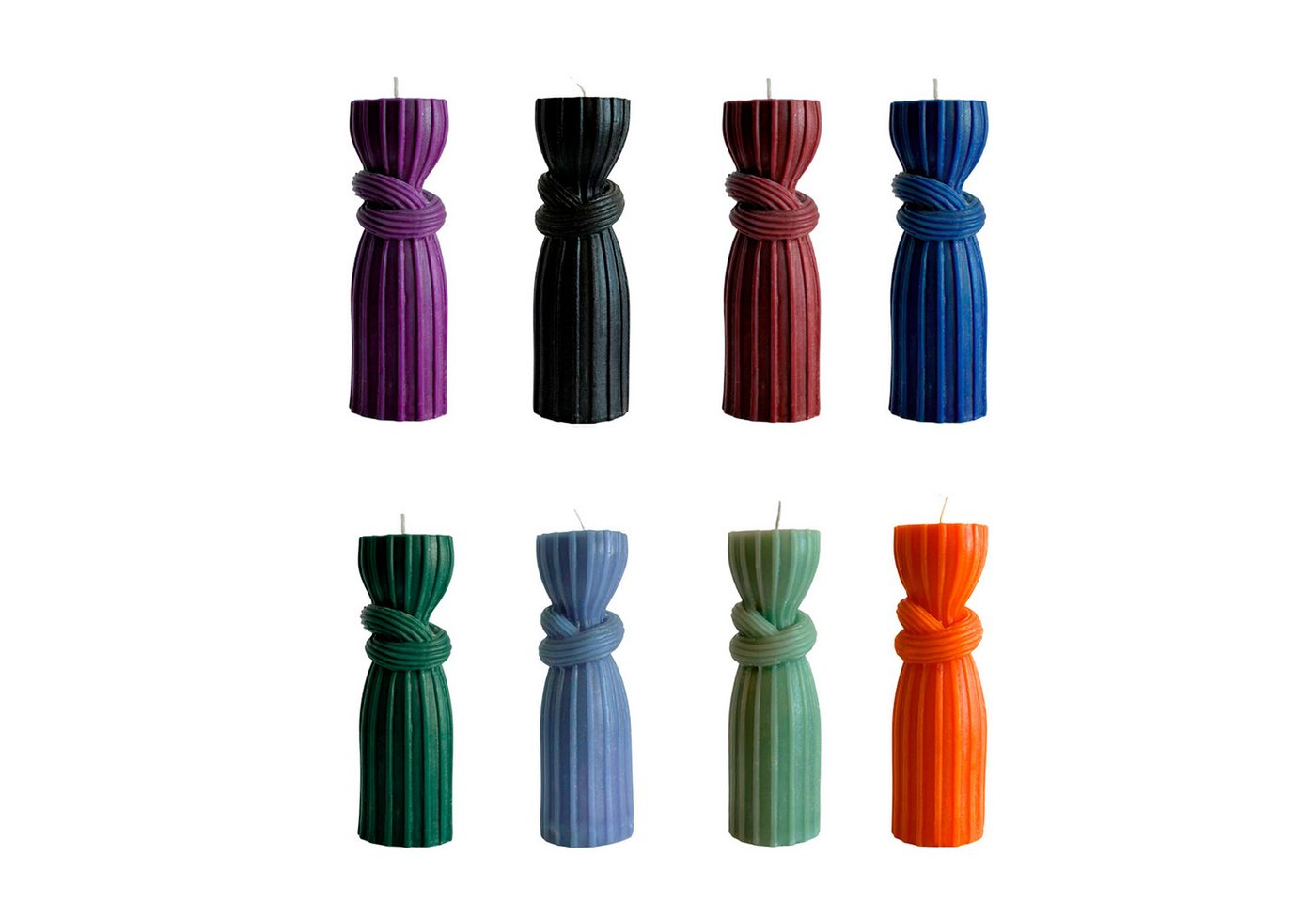 NoblesBox Formkerze NobleBox Kerze aus Bienewachs - Handgemacht - Form- Dekokerz - 4 Sets (Formkerzen) von NoblesBox