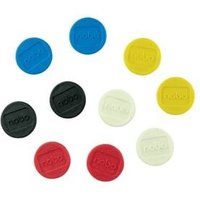 Nobo 10er-Pack magnetische Magnete für Whiteboard - 13mm - sortierte Farben von Nobo