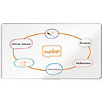 Nobo Premium Plus Widescreen Whiteboard 1915369 Wandmontiert Magnetisch Emaille 188 x 106 cm von Nobo