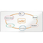 Nobo Premium Plus Whiteboard 1915151 Wandmontiert Magnetisch Emaille 240 x 120 cm von Nobo