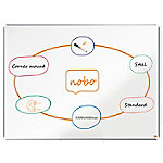 Nobo Premium Plus Whiteboard 1915156 Wandmontiert Magnetisch Lackierter Stahl 120 x 90 cm von Nobo