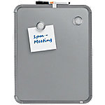 Nobo Slimline Magnet-Tafel mit Stift und integriertem Radiergummi 280 x 14 x 360 mm von Nobo