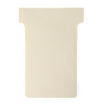 Nobo T-Steckkarten 2 Beige 6 x 8,5 cm 100 Stück von Nobo