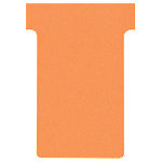 Nobo T-Steckkarten 2 Orange 6 x 8,5 cm 100 Stück von Nobo