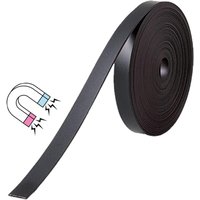 nobo Magnetband selbstklebend 1,0 x 1000,0 cm schwarz von Nobo