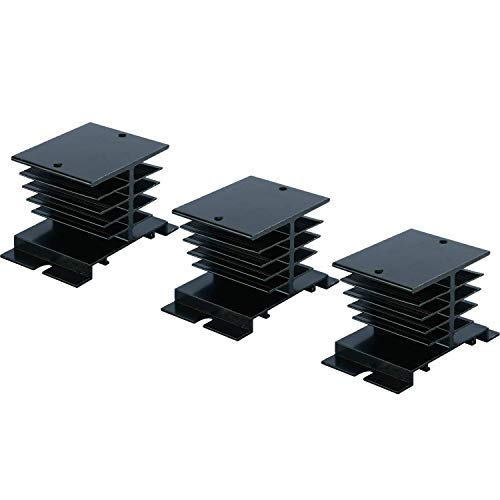 3 Stück Solid State Controller Kühlkörper aus Aluminium, für SSR-10A, 25A, 40A 3 Stück Solid State Controller Kühlkörper aus Aluminium, für SSR-10A, 25A, 40A von Nobrand