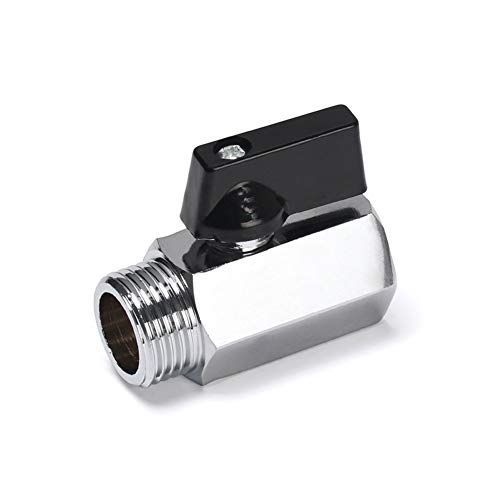 Kugelabsperrhahn 3/8 Zoll Messing NPT Absperrhahn männlich x weiblich von Nobrand