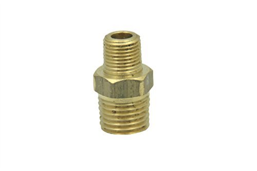 Nippel Reduziernippel Messing BSP 1/4"x1/8" BSPP (5-er Pack) von Nobrand