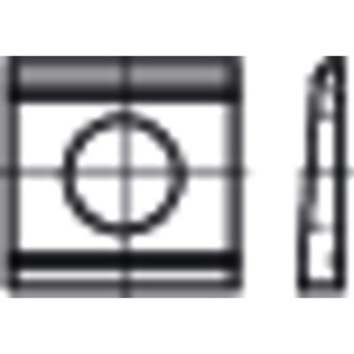 Vierkantscheiben für U-Träger, 8% Neigung, DIN 434 Edelstahl A4, Größe 13,5 Vierkantscheiben für U-Träger, 8% Neigung, DIN 434 Edelstahl A4, Größe 13,5 von Nobrand