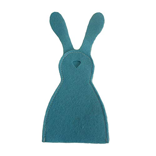 Nobranded Eierwärmer Hase aus Filz, Ostern-Deko-Hase, Osterdeko Eiwärmer für Frühstückseiern, Blau von Nobranded