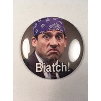 Gefängnis Mike Biatch Kühlschrankmagnet, Anstecknadel Oder Flaschenöffner von Nobsbuttonsdotcom