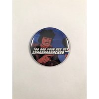 Gi Joe Public Service Ankündigungen - Saaaaaaaaaacked Kühlschrankmagnet von Nobsbuttonsdotcom