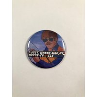 Gi Joe Public Service Annancements - Ich Möchte Nur Mein Motorrad Fahren Kühlschrankmagnet von Nobsbuttonsdotcom