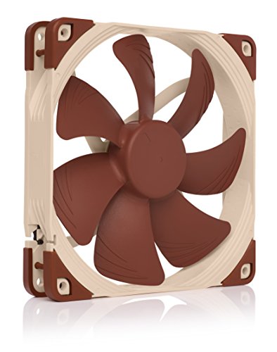 Noctua NF-A14 5V, Leiser Premium-Lüfter mit USB Stromadapterkabel, 3-Pin, 5V Version (140mm, Braun) von Noctua