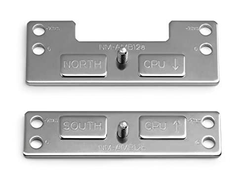 Noctua NM-AMB12, AMD AM5 Offset-Montagebrücken für Verbesserte Kühlleistung (Silber) von Noctua
