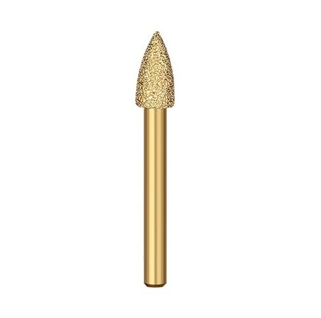 1 Stück vakuumgelöteter Diamant-Fräskopfschleifen Drehfeile Stein Marmor Granit Gravur CNC-Maschine Carving Router Bits(6x10mm NO.19) von Nodrest
