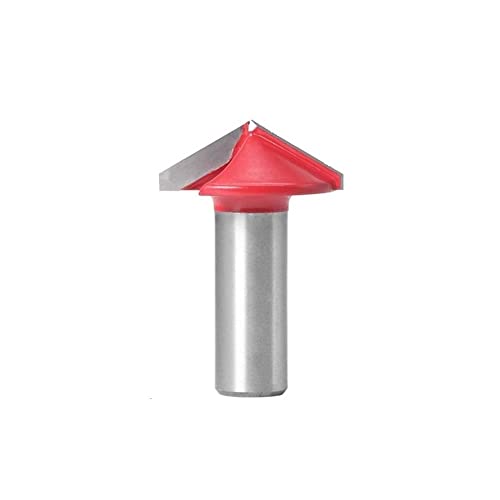 1pc/2pcs 12mm 1/2″Schaft V Nut Router Bits CNC Gravur Fräser 90-120 Grad Holzbearbeitung Schnitzmesser Wolfram Auto(1I2 inch X32X120) von Nodrest