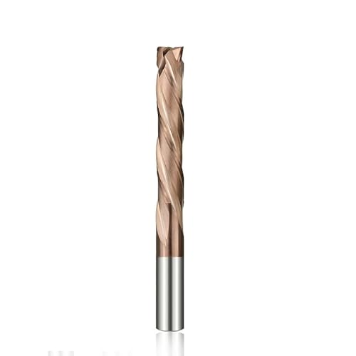 1pc Compression Milling Cutter For Metal Aluminium Cutting 1/8-8mm Shank UP DOWN Cut CNC Router Bit 3 Flute Carbide Schaftfräser(4x4x22x55mm) von Nodrest
