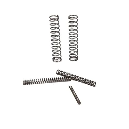 Nodrest 5/10 Stück 65Mn Stahldraht Durchmesser 1,2 mm Zylindrische Spiralspule Druckrückstelldruckfeder(100mm (5PCS),8mm) von Nodrest