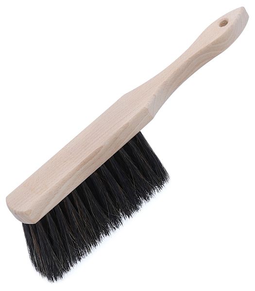 Handfeger Rosshaar 28cm, Buchenholz, Rosshaar-Handfeger für feinen ... von Nölle