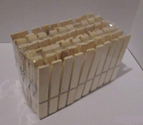 Nölle 1000 Wäscheklammern aus Holz noch eingeschweißt OVP von deutschem Hersteller 7,2 cm Klammern Holzklammern Klammer neu von Nölle