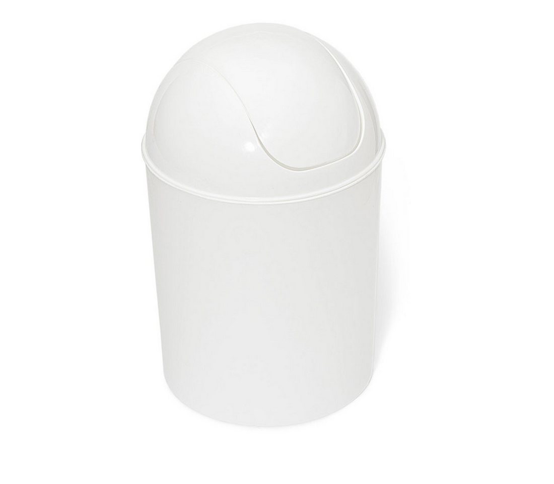 Nölle Baueimer Schwingdeckeleimer 7 L Weiß, (Reinigungsset, Schwingdeckel, Eimer), Mülleimer Abfalleimer Papierkorb Behälter Tonne Eimer Container von Nölle