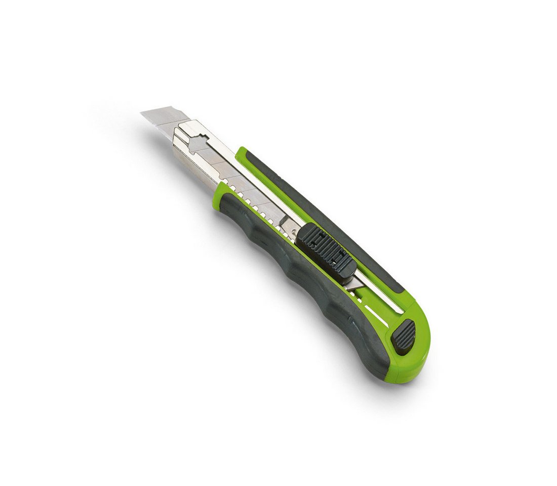 Nölle Cuttermesser Profi-Abbrechmesser 2K 18 mm m. Feststellschraube, (1-tlg), Cutter Messer Schneidwerkzeug Abbrechklinge Werkzeug Klingenmesser von Nölle