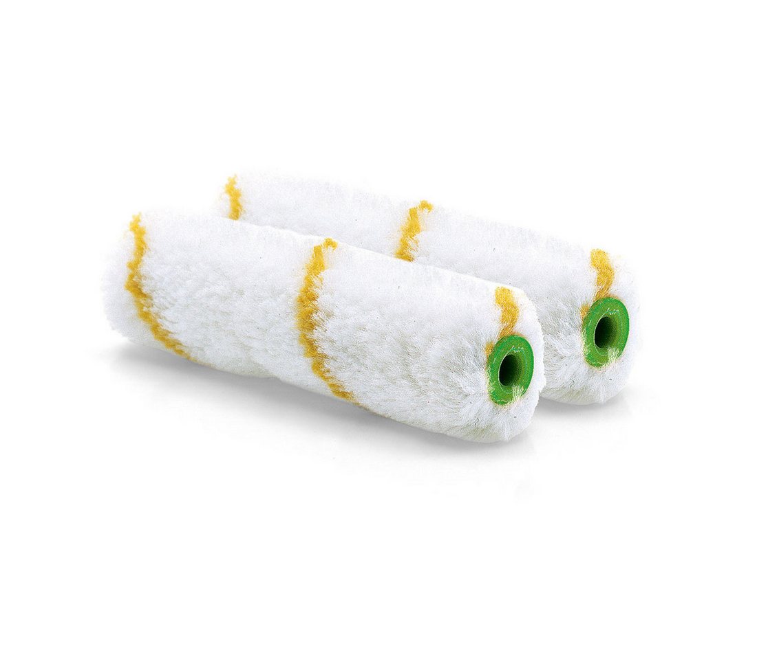 Nölle Farbwalze Kleinflächenwalze Gelbfaden 10 cm 2er-Pack, Farbroller Malerrolle Lackierwalze Farbwalze Miniwalze Malerwerkzeug Nölle Farbwalze Kleinflächenwalze Gelbfaden 10 cm 2er-Pack, Farbroller Malerrolle Lackierwalze Farbwalze Miniwalze Malerwerkzeug von Nölle