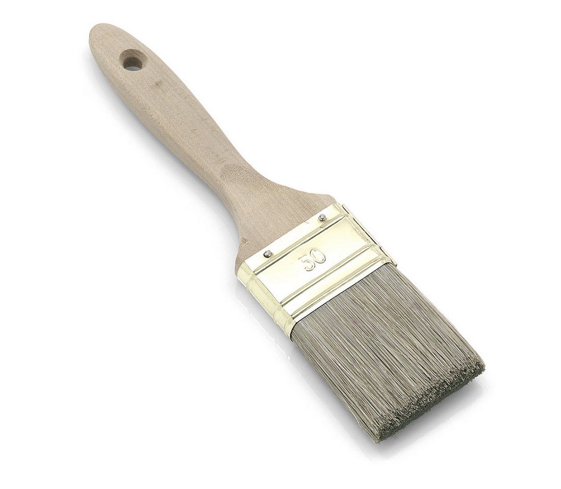 Nölle Flachpinsel Lasurpinsel 10. Stärke 1, (Lasurpinsel, 1 St., Lasurpinsel), Holzpinsel Lackierpinsel Malerpinsel Flachpinsel Anstrichpinsel von Nölle