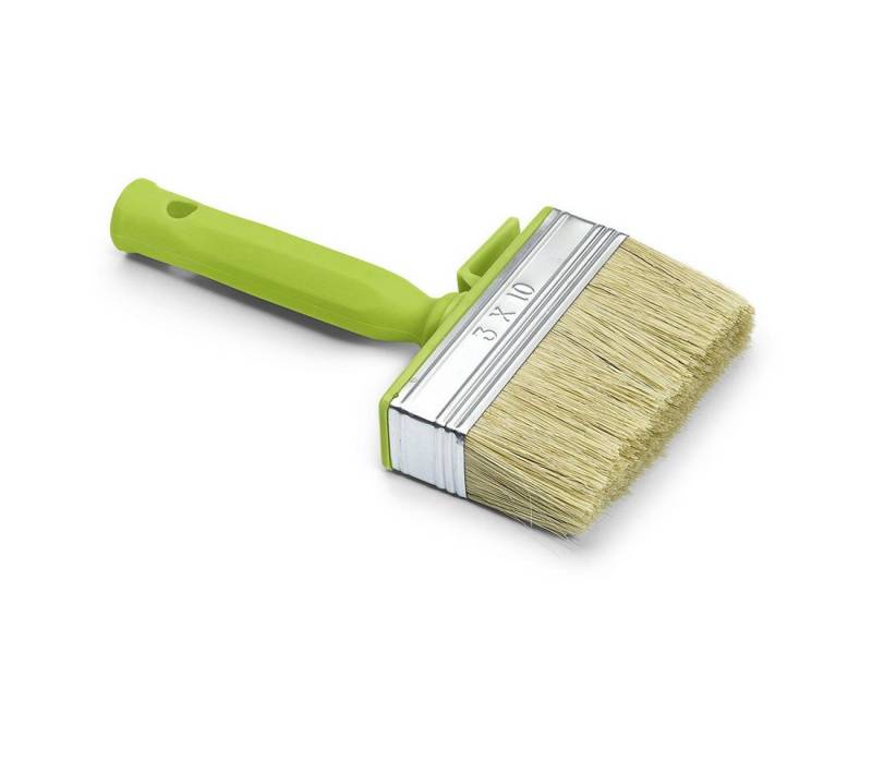Nölle Flächenstreicher Industrie-Flächenstreicher 3 x 10 cm, (Pinselset, Pinsel, Holzgriff, Kunststoffborsten), Pinsel Bürste Malerwerkzeug Flachpinsel Anstreichpinsel Malerpinsel von Nölle