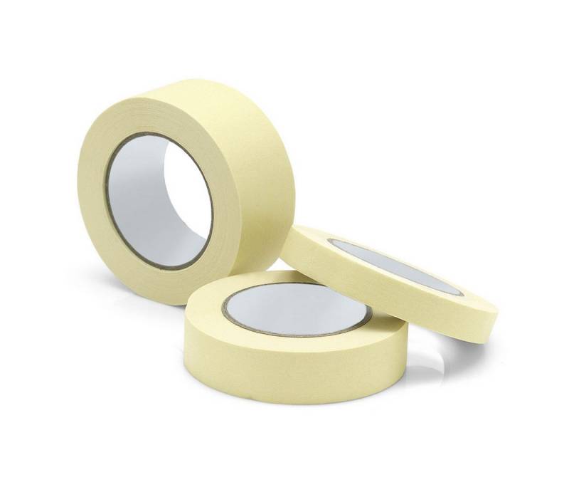 Nölle Kreppband Maler Abdeckband 50 mm x 50m (Rolle, 1-St., Maler Abdeckband) Klebeband Abdeckklebeband Malerband Abdeckband Malerkreppband von Nölle