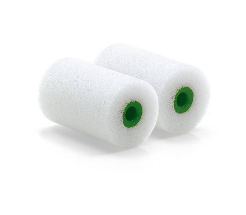 Nölle Lackroller Lackierwalze Superfein 5,5 cm 2er-Pack, Farbroller Malerwalze Beschichtungsrolle Anstreichwalze Malerrolle von Nölle