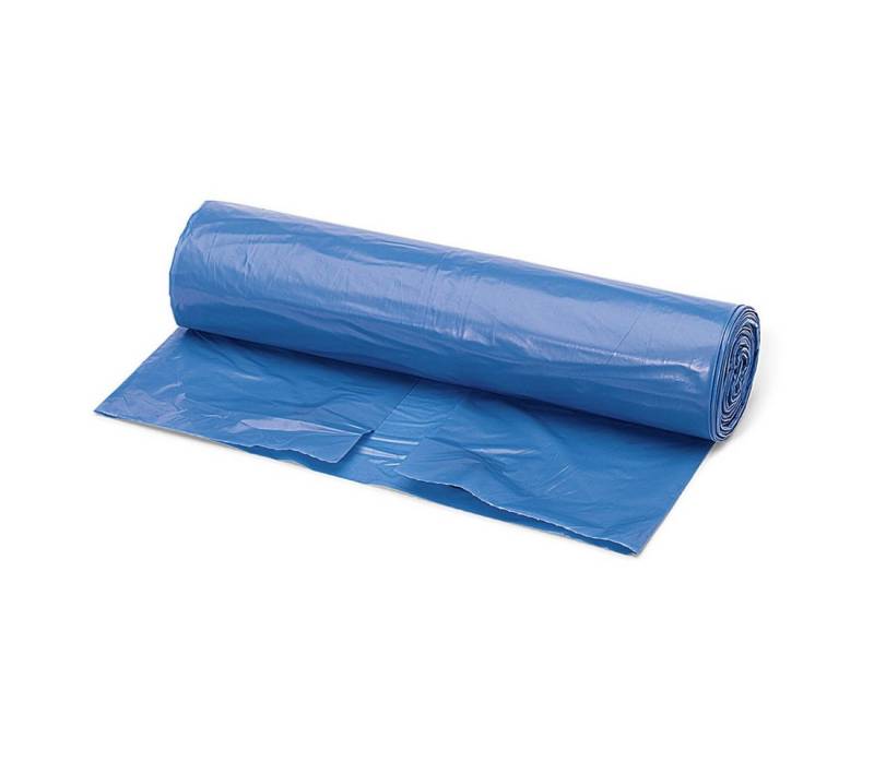 Nölle Müllbeutel Abfallsack Standard, 120 Liter, 40 my, Rolle á 25, blau, Müllsack Müllbeutel Abfallbeutel Abfalltüte Mülltüte von Nölle