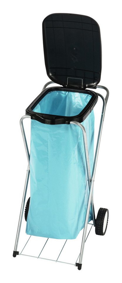 Nölle Müllsackständer, Abfallsammler 1 x 120 l Fahrb. mit Deckel schwarz von Nölle