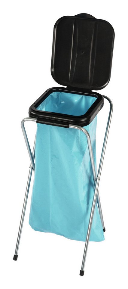 Nölle Müllsackständer, Abfallsammler 1 x 120 l mit Deckel schwarz von Nölle