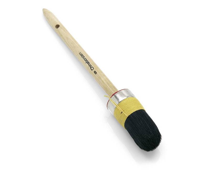 Nölle Ringpinsel #A#Handwerker-Ringpinsel schwarze Borstenmischung Gr. 04 von Nölle