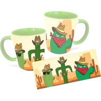 Grüner Becher Kaktus Keramik Cowboys Für Kaffee Oder Tee Grüner Becher Kaktus Keramik Cowboys Für Kaffee Oder Tee von NoemieBerenger