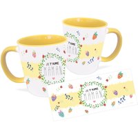 Tasse Ich Liebe Dich Mama Gelbe Keramik Muttertag Geschenk Für Tee Und Kaffee von NoemieBerenger