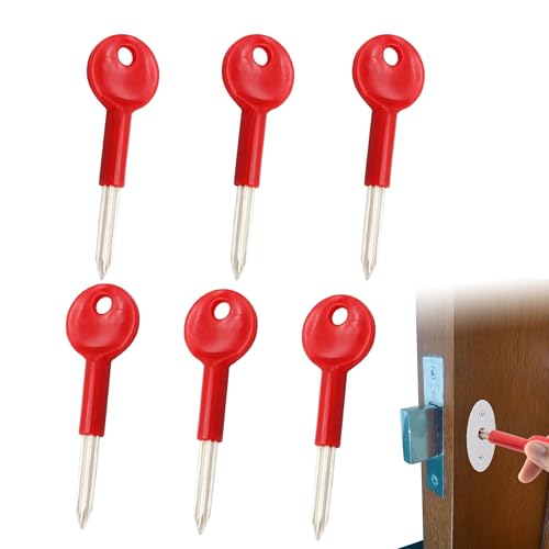 Universal-Messing-Bolzenschlüssel, hochwertige Zinklegierung, Sicherheitssternschlüssel, Ersatz mit Kunststoffgriff, Universal-Fensterschlüssel für Türen, Fenster, Feuertüren, Rohrbrunnen, Schlösser von Noenaeni