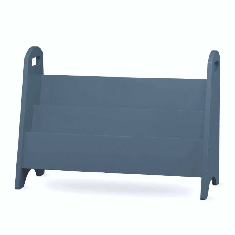 Nofred Bücherhalter Buchstützen Buchhalter Bücher Halter Deko Pappelholz Blau B-Ware von Nofred