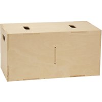 Nofred - Cube Aufbewahrungsbox, long, natur von Nofred