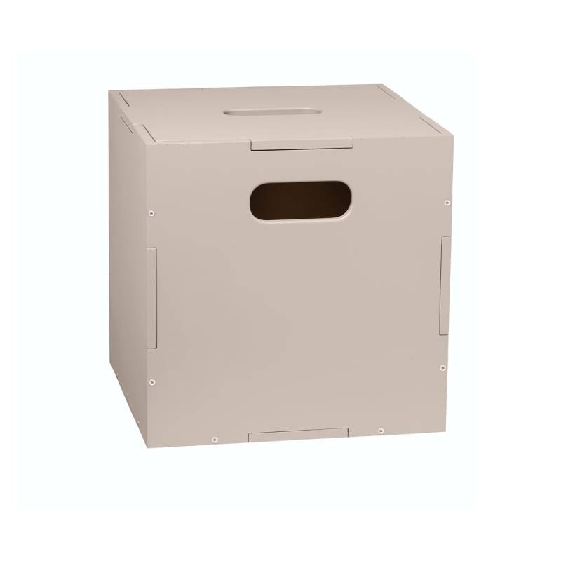 Nofred   Cube Aufbewahrungsbox Beige Aufbewahrungsbox Kiste Kissenbox B-Ware von Nofred