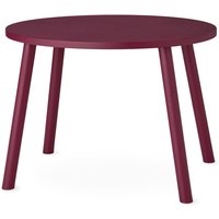 Nofred - Mouse Kindertisch oval 64 x 46 cm, burgundy von Nofred