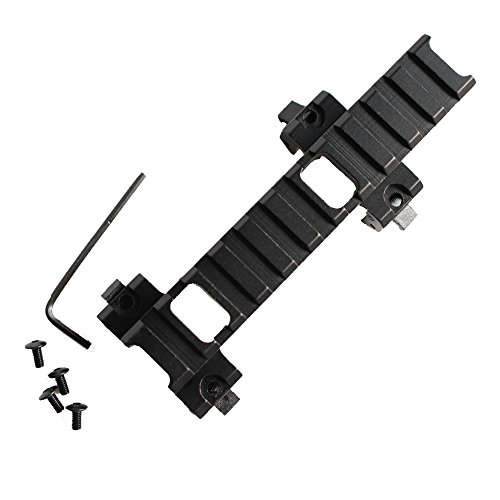 Lange 120mm Scope Höhere Base Mount 20mm Rail Adapter für MP5 Airsoft Scope von Jagd Pistole Zubehör von Noga